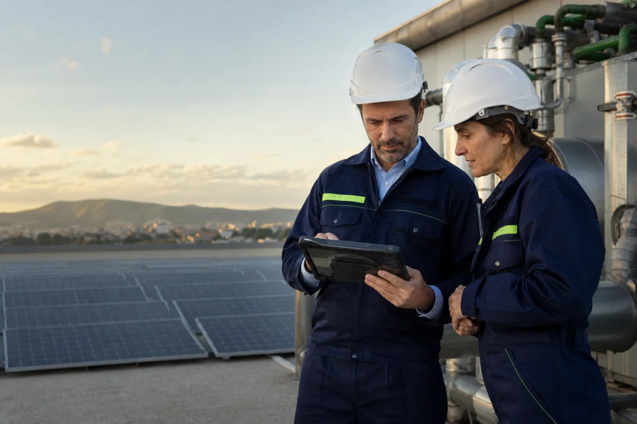 Profesionales revisando licitaciones de medio ambiente con NexoLicit